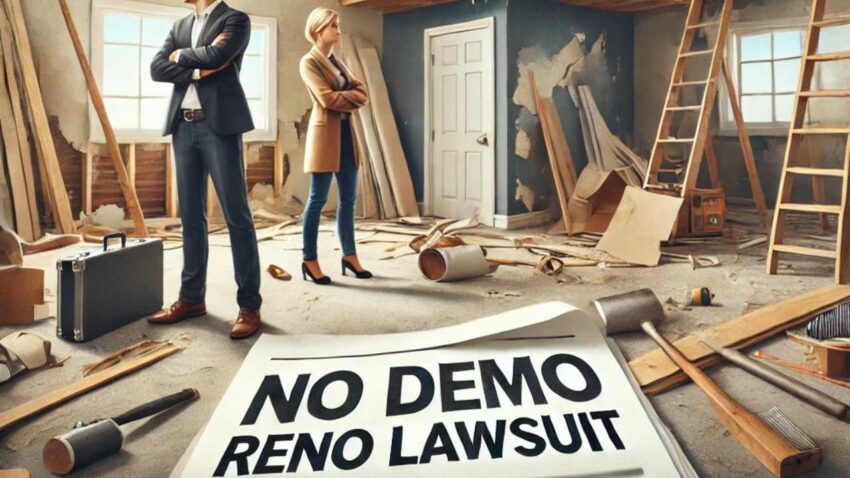 What does No Demo Reno Lawsuit all about?