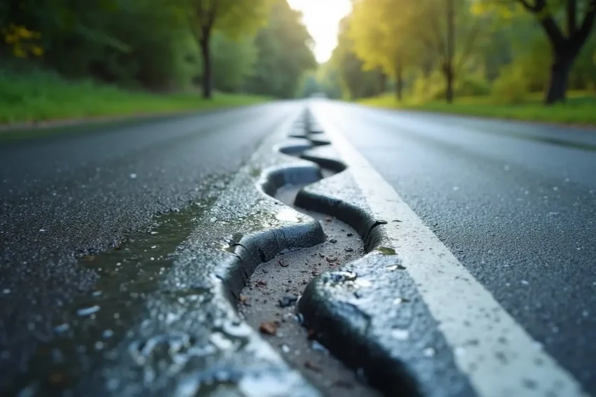 why road surface slope matters in preventing water pooling