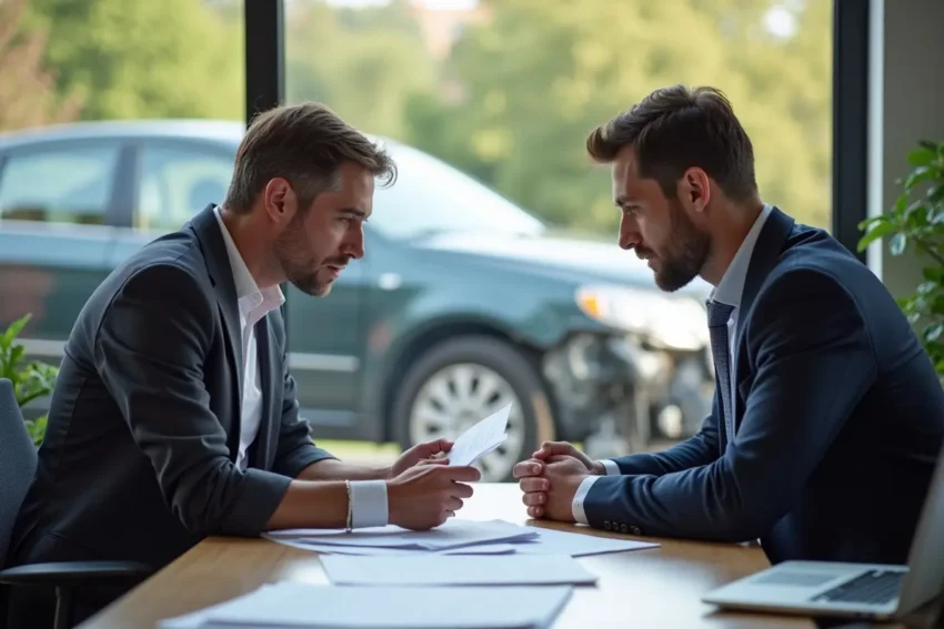 injured driver learning how car accident claims process works