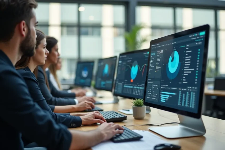 business using advanced payroll efiling solutions to maximize efficiency