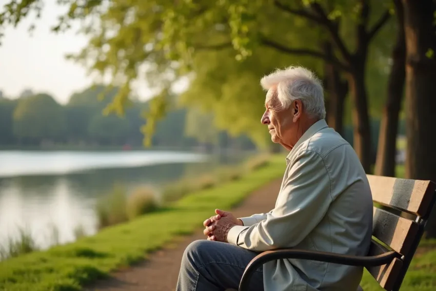 senior experiencing health and wellness changes after difficult divorce