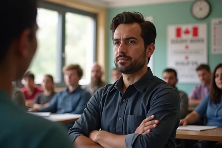 foreign worker learning employment rights in canadian labor market