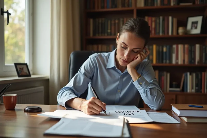 parent reviewing child custody laws to understand legal rights and responsibilities