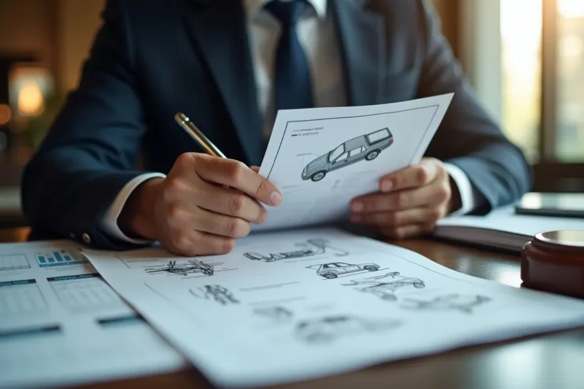 legal expert evaluating accident compensation based on injury and liability