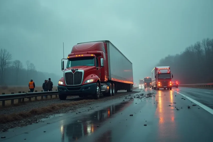 trucking collision revealing safety issues after insurance coverage lapse