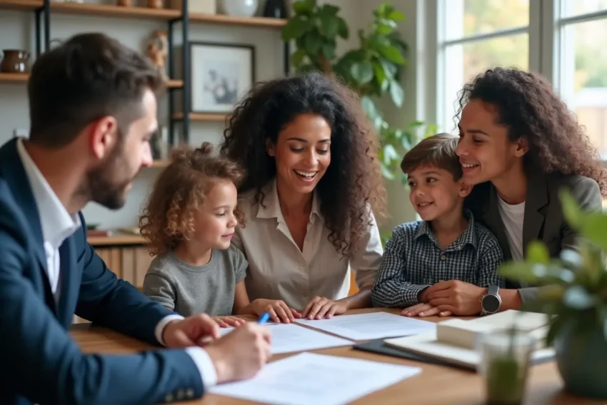 family evaluating legal support during complex personal and family changes