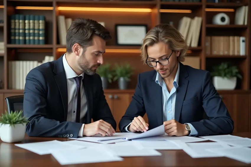 client avoiding filing mistakes through professional legal paperwork assistance
