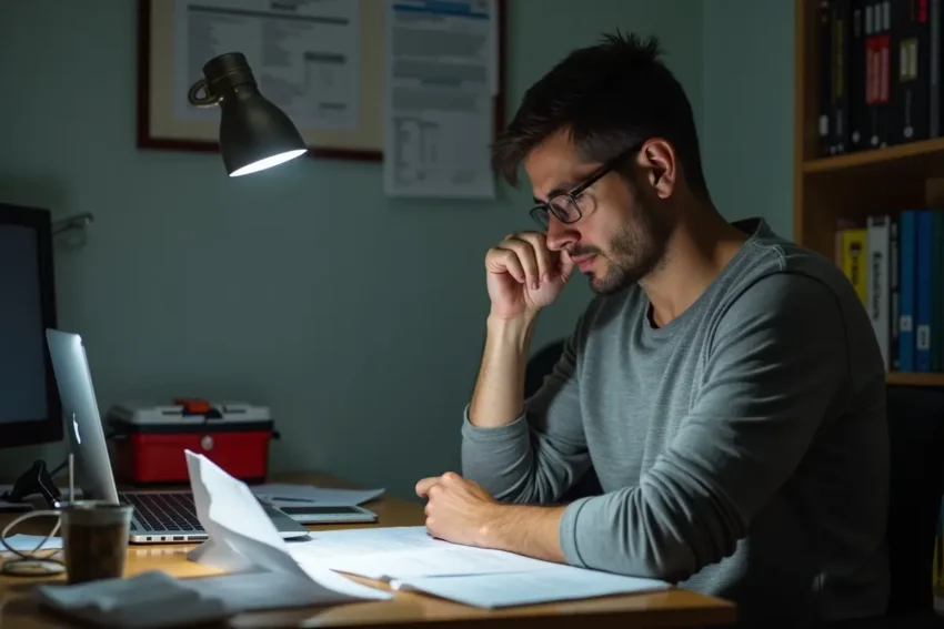 injured person reviewing legal rights and available options after an accident