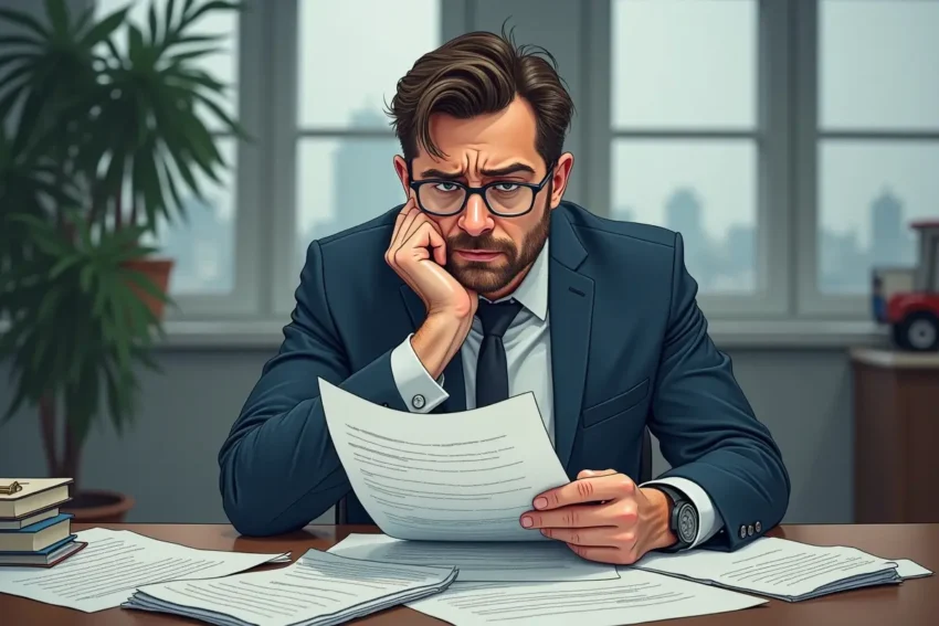 person reviewing legal options after an unexpected accident